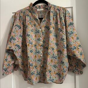 Doen Rose Top Cream Lady Bird Floral